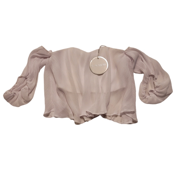 RUNAWAY Corset Puff Sleeve Praya Top - Picture 1 of 6